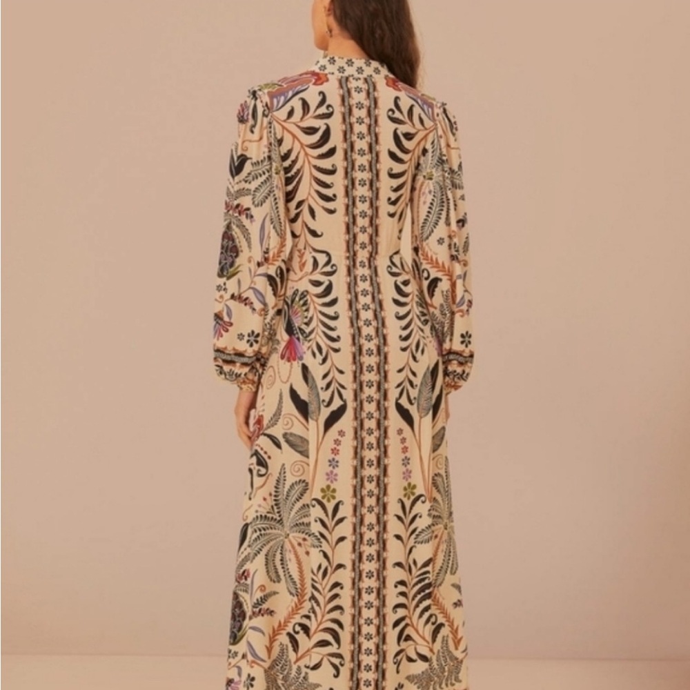 FARM Rio Multicolor Embroidered Maxi Dress - Picture 3 of 5